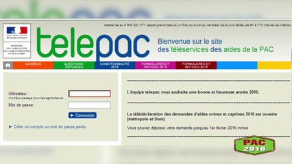 Minute Pac - Changer son mot de passe