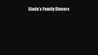 Giada's Family Dinners  Free Books