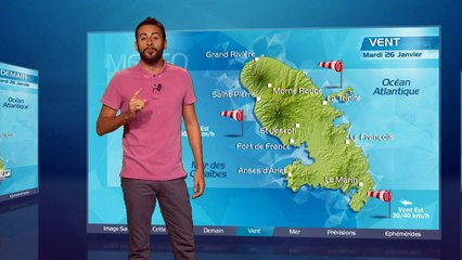 METEO LONGUE MARTINIQUE 25 01 16