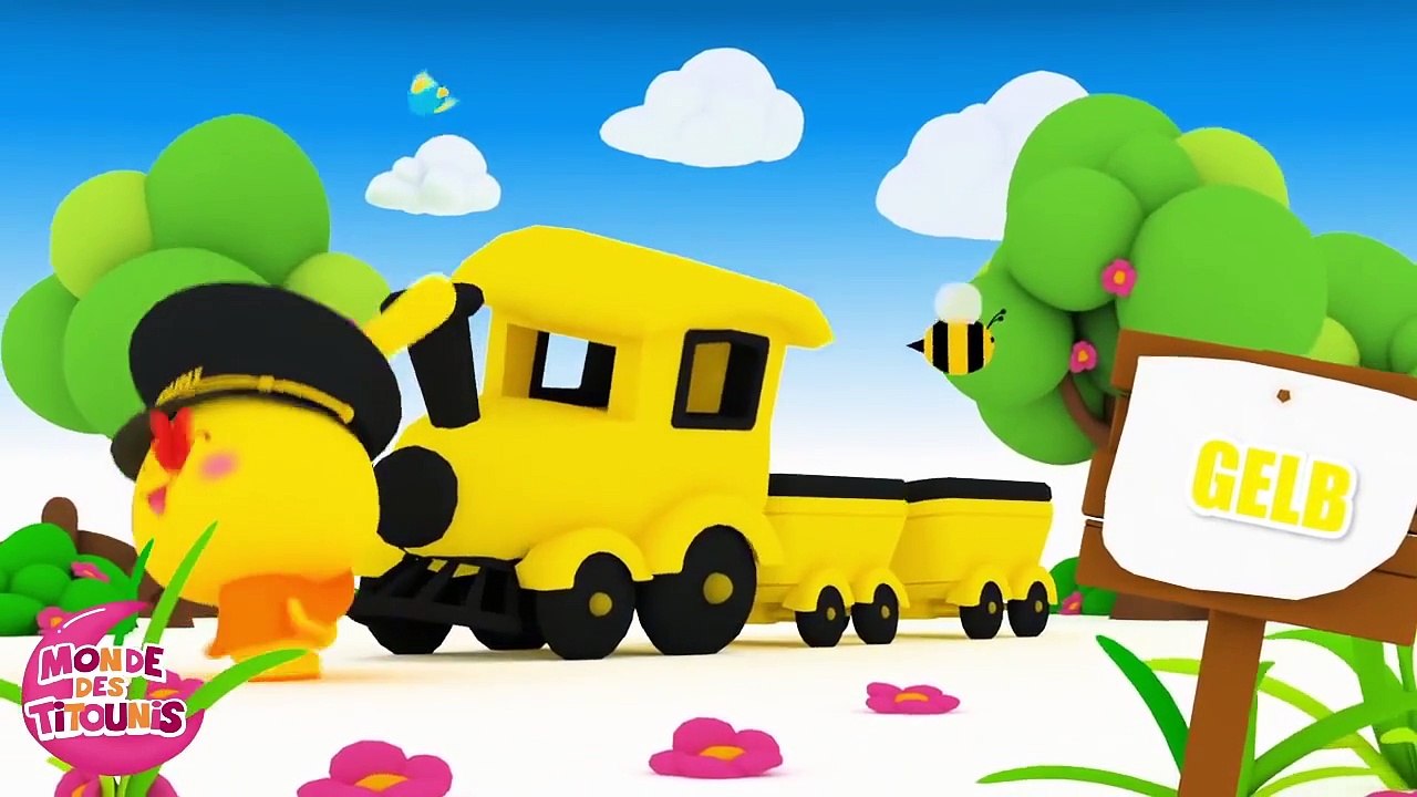 Wir lernen die Farben Der Farbenlieder Mix in Deutscher Sprache Titounis