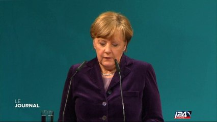 A. Merkel inaugure l'exposition "l'Art de l'Holocauste"