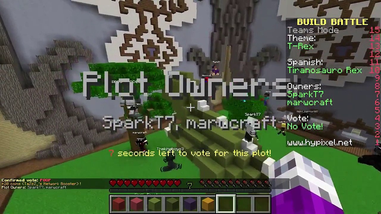 Vegetta777 - Vegatta 777 BUILD BATTLE: EL T-REX Y EL BARCO PIRATON!