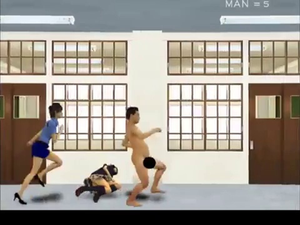 Naked Run - Vous devrez Caresser des Étudiantes pour Gagner le jeux !