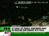 Chile earthquake caught on CCTV as death toll rises  Historical Earthquakes