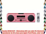 Yamaha MCRB142PI - Minicadena HiFi con radio FM Bluetooth reproductor de CD y base para Apple