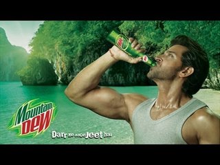 Hritik Roshan Making Mountain Dew Add