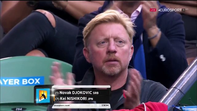Novak Djokovic vs Kei Nishikori ~ Highlights AO 2016