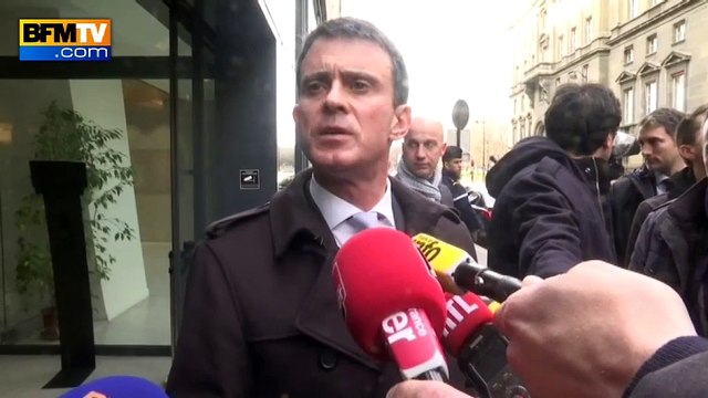 Taxis: Valls condamne des violences inadmissibles