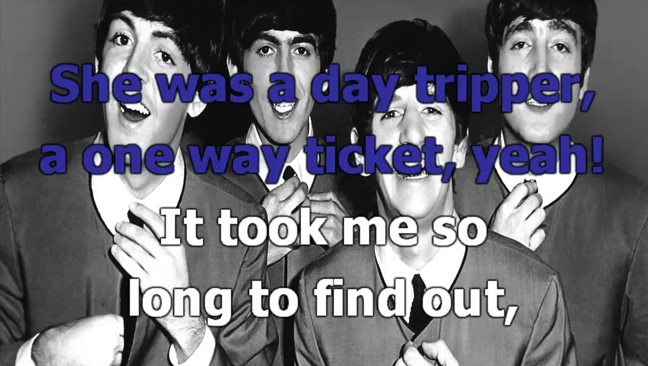 The Beatles - Day Tripper - karaoke lyrics
