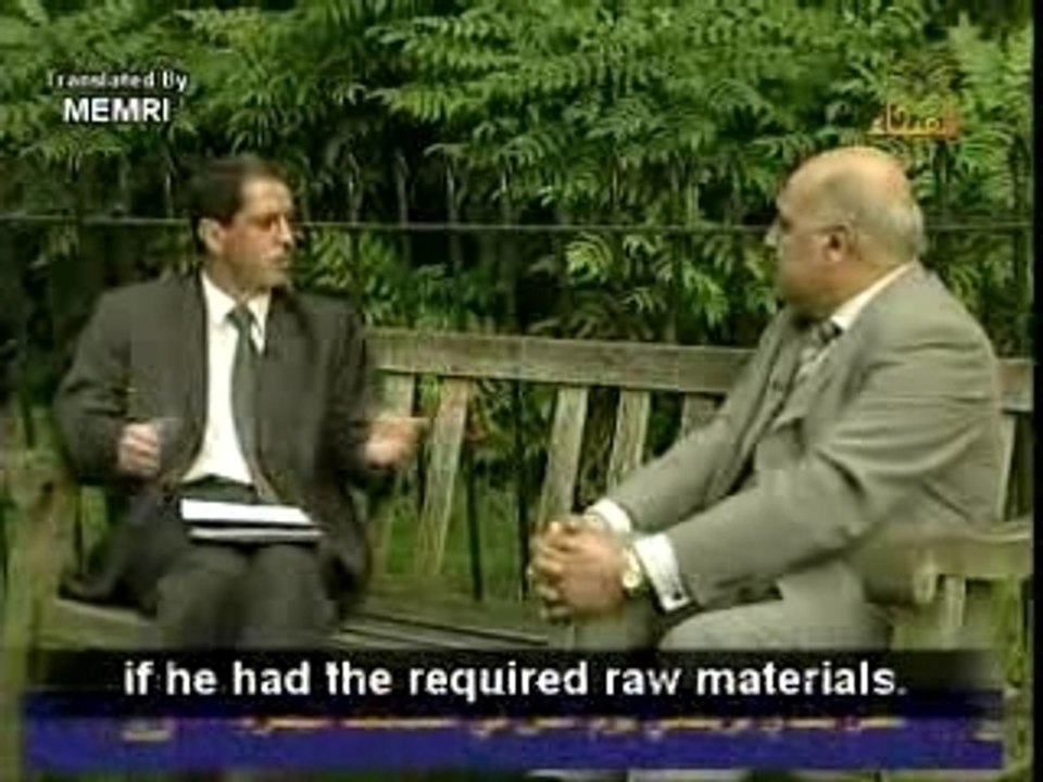 Iraqi Nuclear Scientist : Saddam Hid WMD