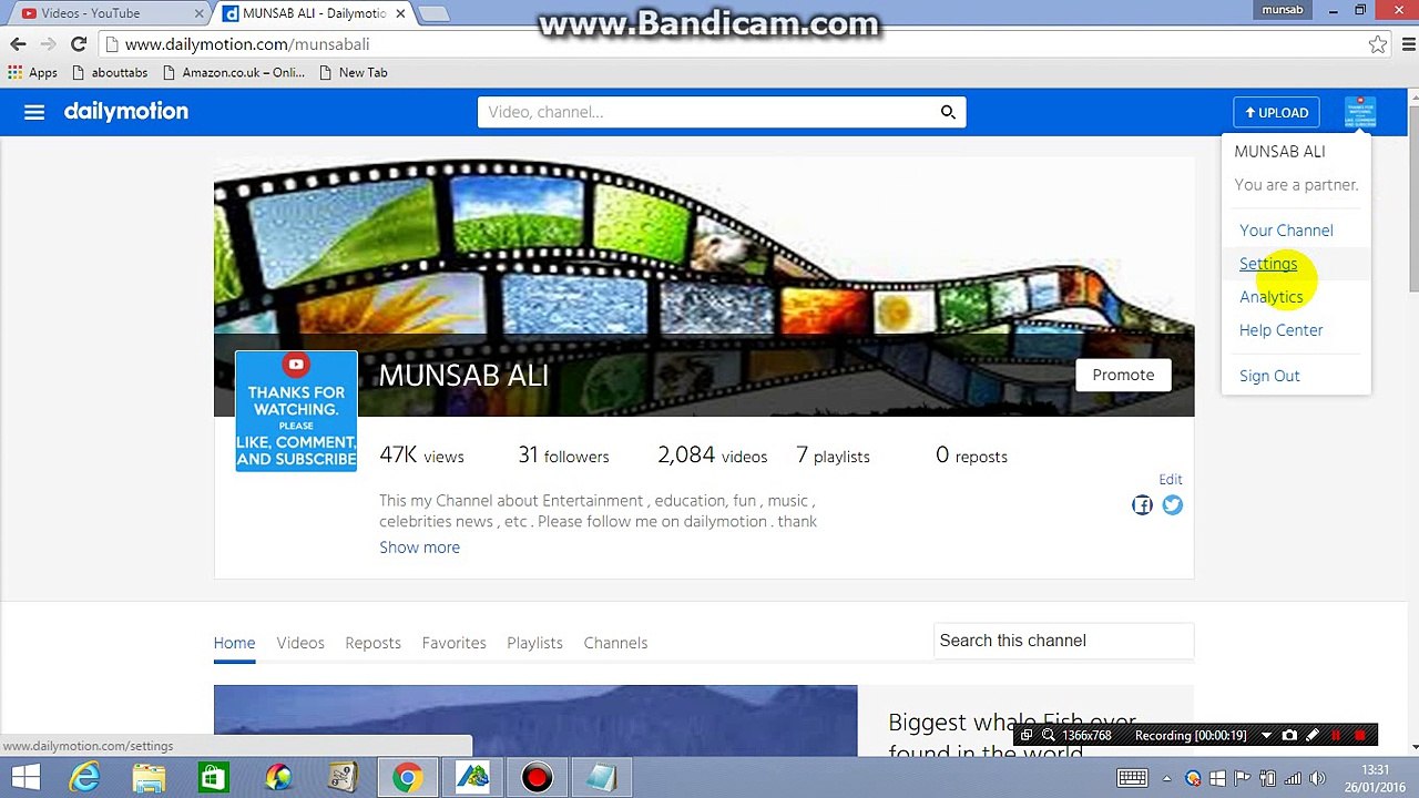 How to check Partner Agreement on your Dailymotion Channel