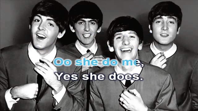 The Beatles - Don't let me down - karaoke lyrics