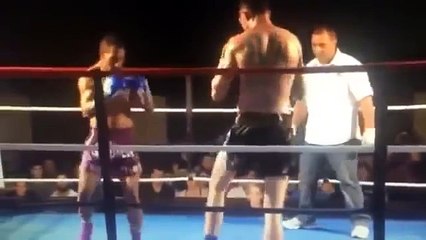 От такого удара у соперника глаза вылетели