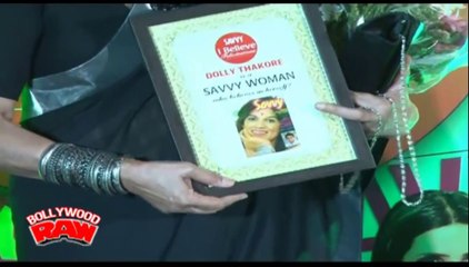 Sunaina Roshan and Sana Khan at the Savvy magazine party