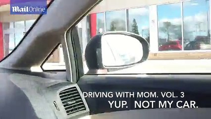 Driving mum crazy_ Man films mother getting in wrong car _ Daily Mail Online