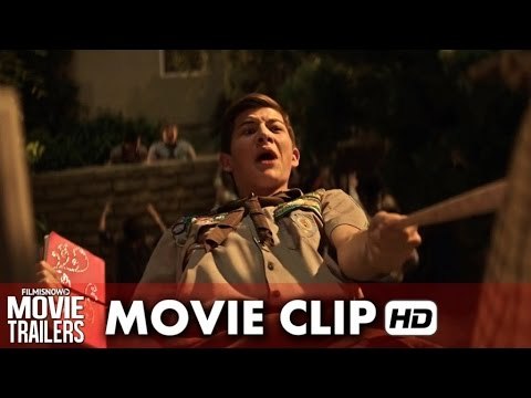 Scouts Guide to the Zombie Apocalypse Red Band Clip Trampoline (2015) HD