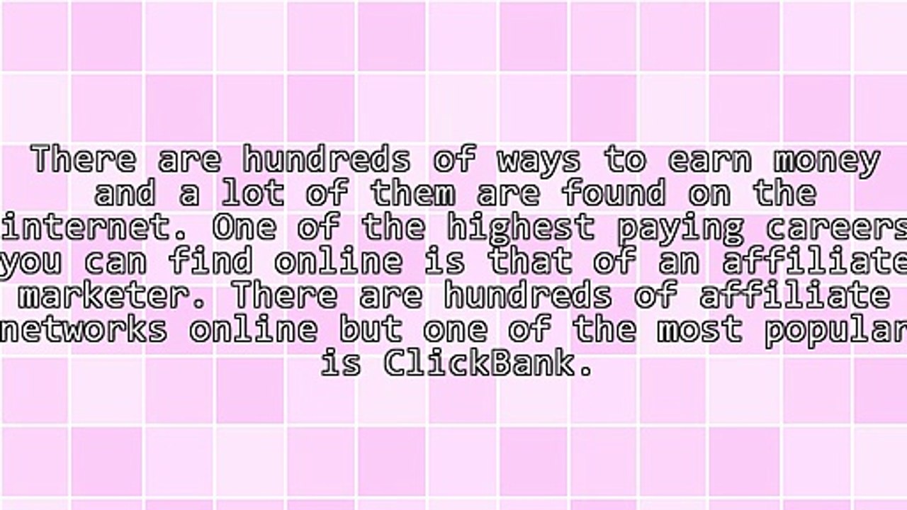 Some Tips About Being a ClickBank Affiliate