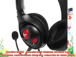 Creative HS800 - Auriculares de diadema cerrados (con micr?fono control remoto integrado reducci?n