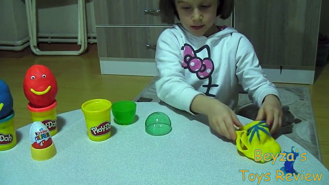 Play Doh Surprise Eggs Disney Cars Lightning McQueen Frozen Anna Kinder Surprise