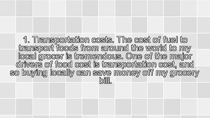 7 Reasons to Buy Your Food Locally