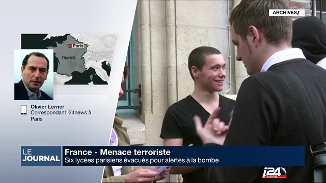 Six lycées parisiens évacués pour alertes à la bombe