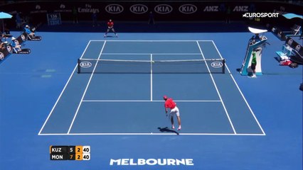 Open d'Australie 2016 Plongeon de Gaël Monfils