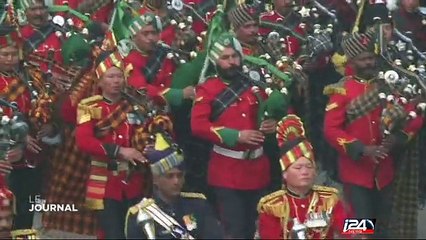 Hollande au défilé militaire du Republic Day en Inde