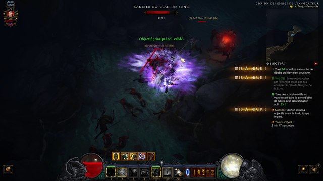 Diablo 3 Donjon d'ensemble Croisé épines de l'invocateur 2.4