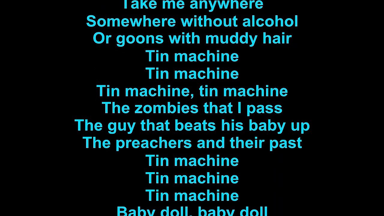 David Bowie – Tin Machine Lyrics