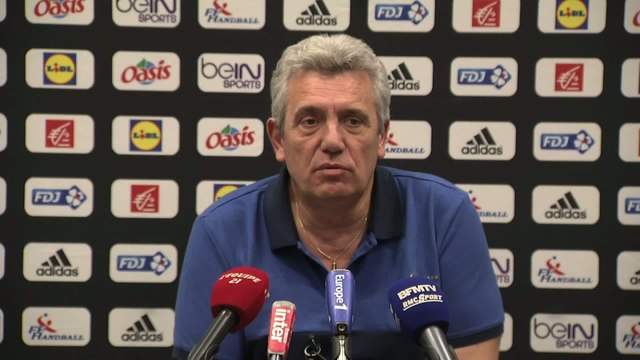 Handball - Euro (H) - Bleus : Onesta «Le poids du match s'est déplacé»