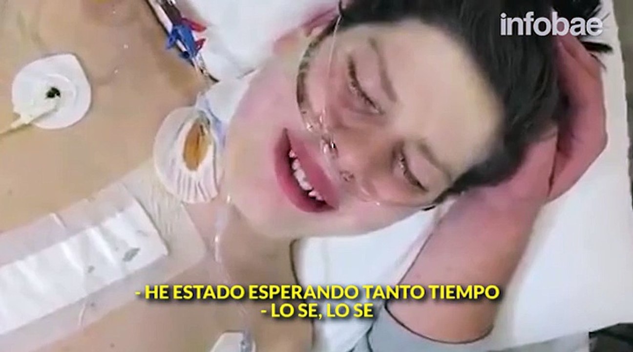 Las primeras palabras de un joven que despertó del coma: "Puedo respirar de nuevo"