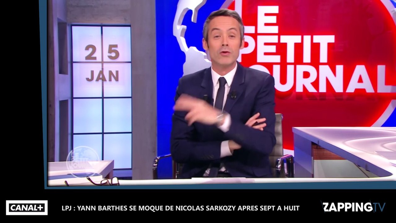 LPJ : Yann Barthès se moque de Nicolas Sarkozy après une interview (vidéo)