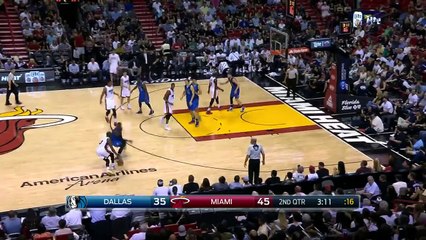 Dwyane Wade Fakes Dirk Nowitzki | Mavericks vs Heat | January 1, 2016 | NBA 2015-16 Season