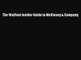 (PDF Download) The WetFeet Insider Guide to McKinsey & Company PDF