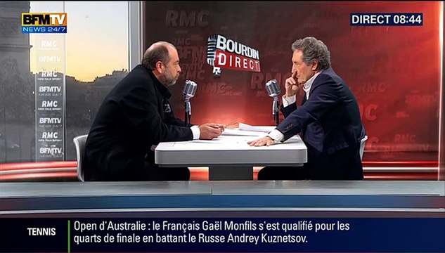 Me Eric Dupond-Moretti face à Jean-Jacques Bourdin en direct_BFMTV_2016_01_25_10_59