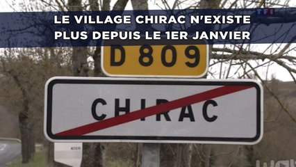 Le village Chirac n'existe plus depuis le 1er janvier