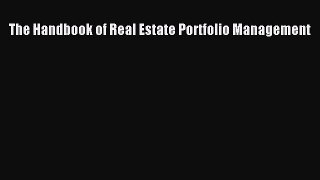(PDF Download) The Handbook of Real Estate Portfolio Management Download