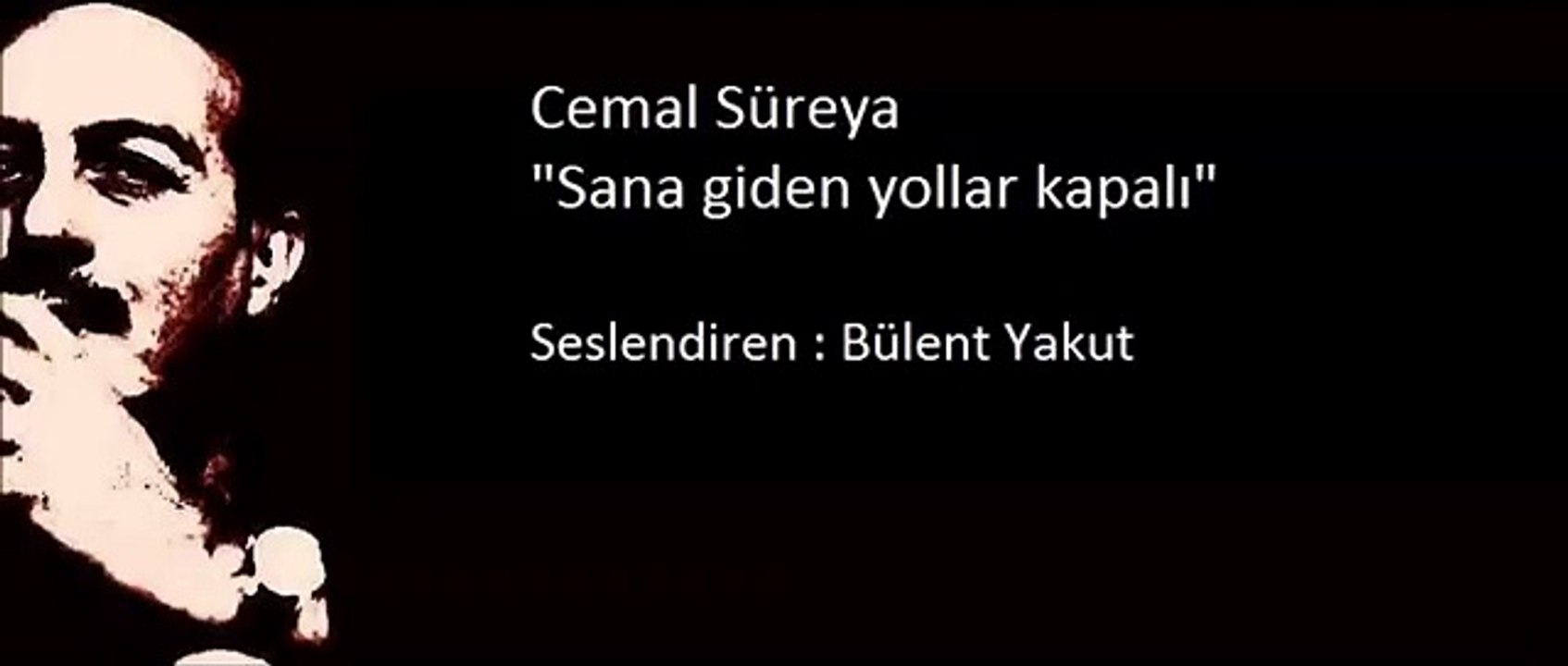 Cemal Süreya Sana Giden Yollar Kapalı
