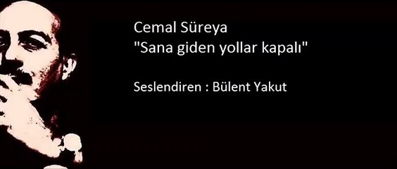 Cemal Süreya Sana Giden Yollar Kapalı