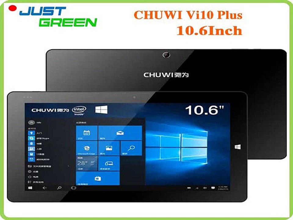 10.6Inch Chuwi Vi10 Plus Win10 Tablet PC In tel Cherry Trail Z8300 Quad Core 2GB RAM 32GB/64GB ROM 2MP Camera Bluetooth HDMI OTG-in Tablet PCs from Computer