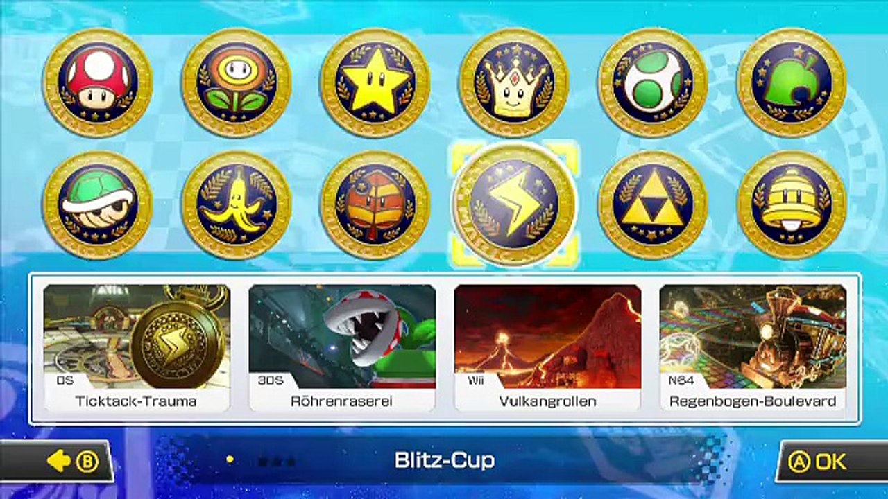 Nintendo Wii-U Mario Kart 8 [HD Video] Lighting Cup - Blitz Cup 150ccm High Quality Gamingstream Lets´s Play Mario Kart   8