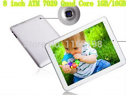 Hot sale!!!8 Inch 1GB+8GB 4000mAh Google Android 4.1.1 metalshell 2014 Top Rated Tablet Quad Core Dual Cameras ATM 7029 1024*768-in Tablet PCs from Computer
