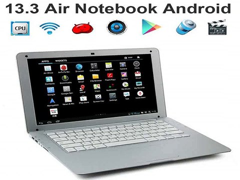 13.3inch Android Netbook ANDROID LAPTOPS Dual core Android 4.2 resolution 1280x800px Bluetooth visual 178 degree USB 3G WIFI-in Tablet PCs from Computer
