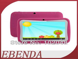 Kids Tablet PC 7 inch Dual Core Android 4.4 Capacitive Screen tablet pc 512M 4GB Cheapest-in Tablet PCs from Computer