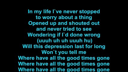 David Bowie – Where Have All The Good Times Gone Lyrics