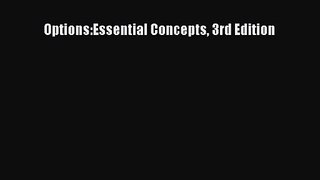 Options:Essential Concepts 3rd Edition Free Download Book
