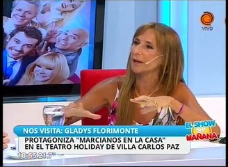 Gladys Florimonti habla de Pedro y de Marcianos en la Casa en El Show de la Mañana - 26 de Enero