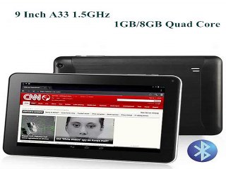 Télécharger la video: 9 Inch A33 Allwinner Quad Core Tablet PC 1.5GHz Android 4.4 1GB/8GB 1024*600 HD Screen WiFi/Bluetooth/OTG-in Tablet PCs from Computer