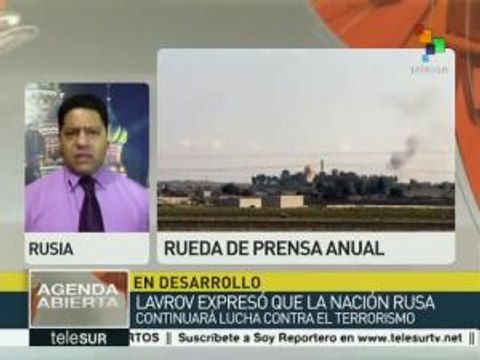 Lavrov reitera que reconoce a Bashar Al Assad como presidente de Siria