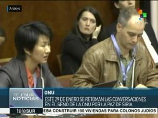 ONU: negociaciones de paz para Siria comenzarán el 29 de enero